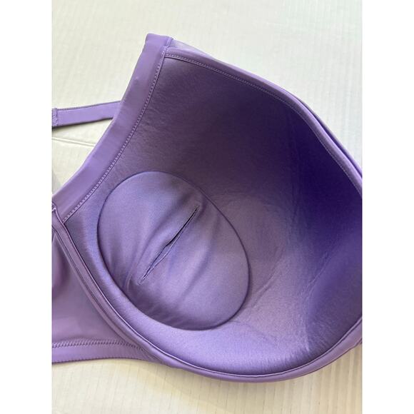 Thirdlove Women's 24/7 Classic Uplift Plunge Bra Violet Size 42D Push Up Mesh - Picture 8 of 9